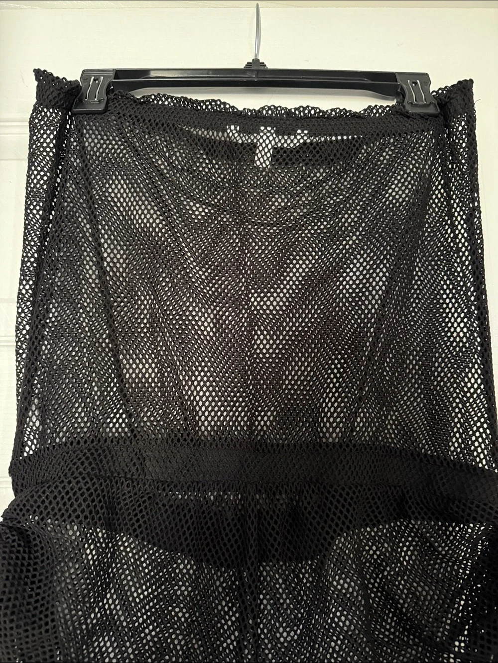 Victoria's Secret Black Fishnet Swim Cover-Up